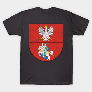 Podlaskie Voivodeship, Poland - Vintage Distressed Style Design T-Shirt